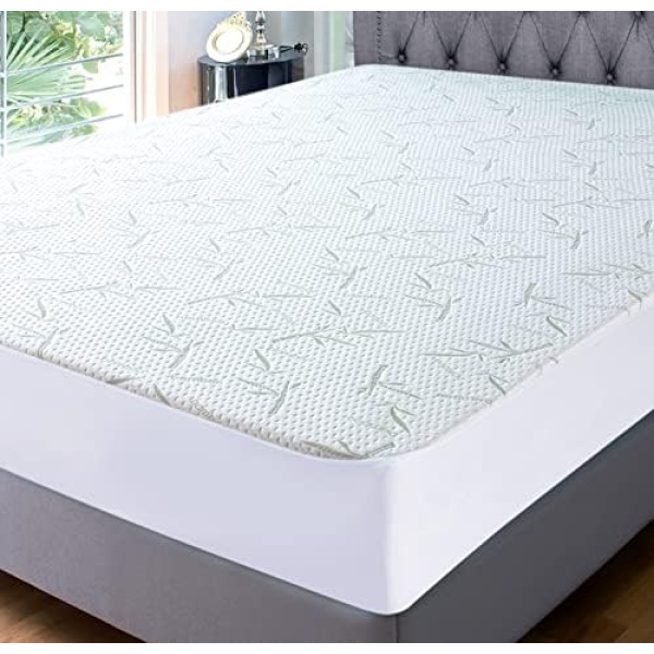 Utopia Bedding Waterproof Bamboo Mattress Protector Queen 200 GSM - Image 7