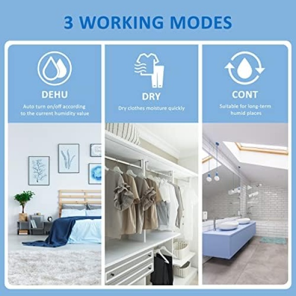 Dehumidifier 3500 Sq. Ft 50 Pint BRITSOU Dehumidifiers for Home Basements - Image 5