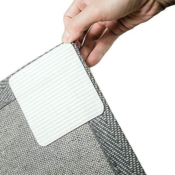 Home Techpro Rug Pads Grippers, 4 PCS Non Slip Washable Grippers for Rug