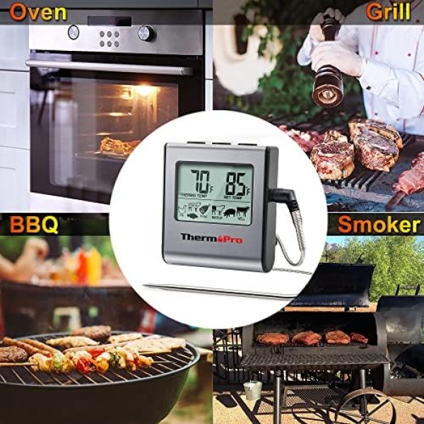 ThermoPro TP16 Digital Meat Thermometer with Food-grade Temperature Probe - Image 7