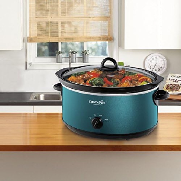 Crockpot SCV700-KT Design to Shine 7QT Slow Cooker Turquoise - Image 3