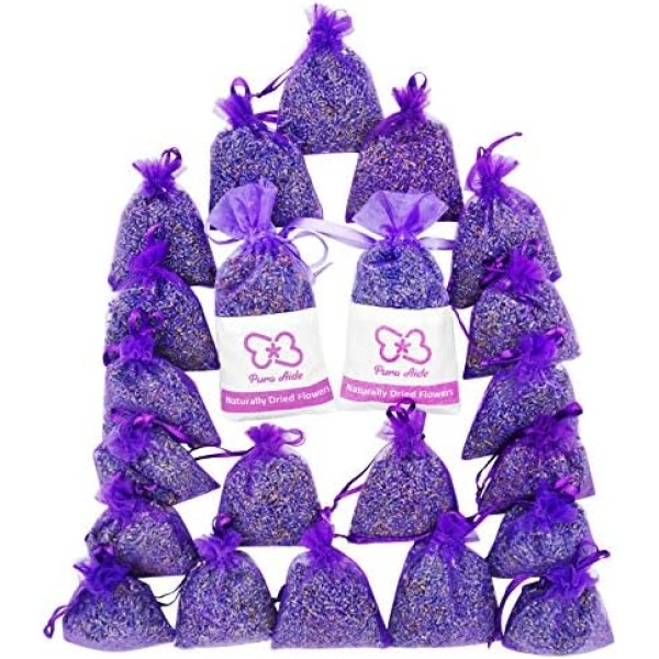 Pura Aide Lavender Sachets Pre-Filled for Refreshing Drawers Closets Dressers - Image 6