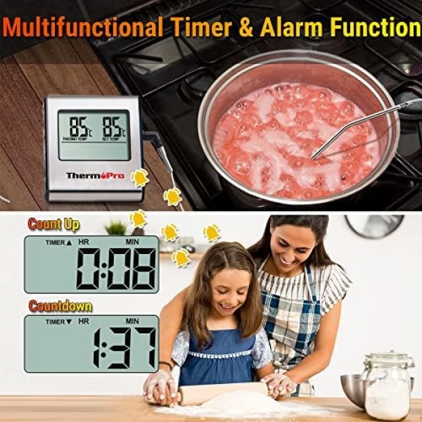 ThermoPro TP16 Digital Meat Thermometer with Food-grade Temperature Probe - Image 5