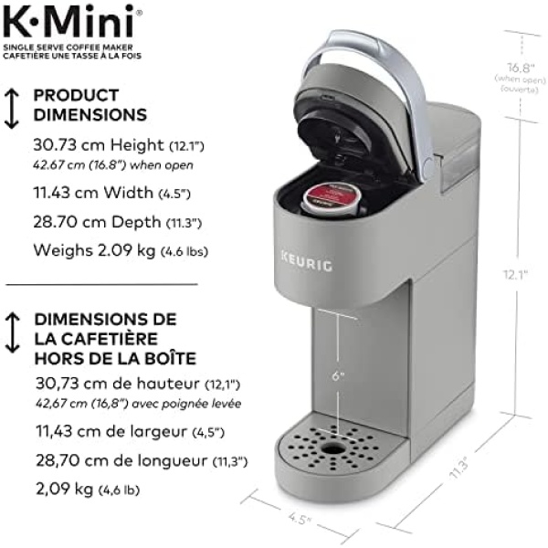 Keurig K-Mini Single Serve K-Cup Pod Coffee Maker, Featuring An Ultra-sleek - Image 3