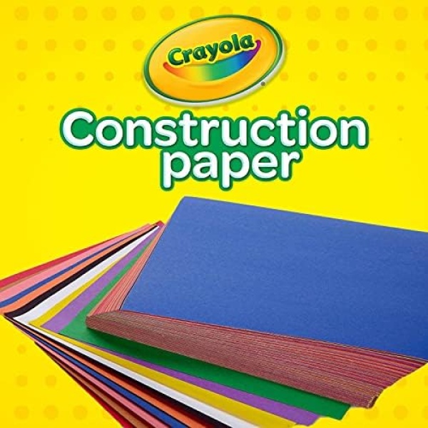 Crayola 400 Pages Construction Paper Pad, School and Craft Supplies, Teacher - Image 3