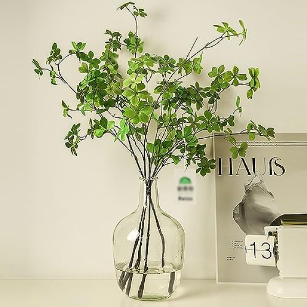 HEWEGO Clear Large Glass Vase,Balloon Glass Jug Vase for Farmhouse - Image 9