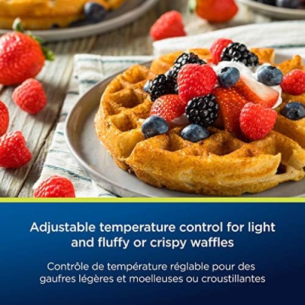 Oster Belgian Waffle Maker, 8", Stainless Steel - Image 9