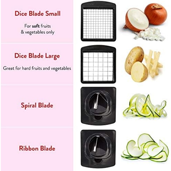 Vegetable Chopper Vegetable Cutter Spiralizer Vegetable Slicer - Food Onion - Image 2