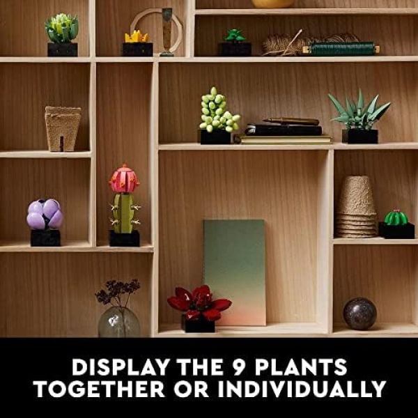 LEGO Icons Succulents 10309 Artificial Plants Set for Adults, Home Decor - Image 3
