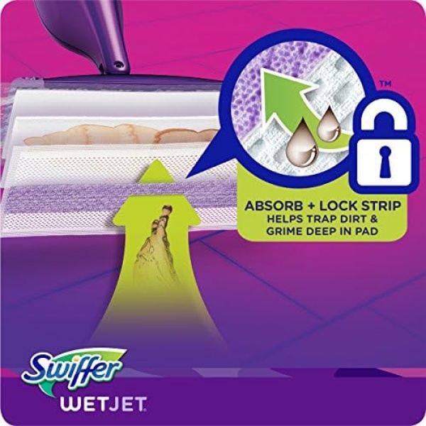 Swiffer Wetjet Mopping Pad, Multi Surface Cleaner Refills For Floor Mop - Image 6