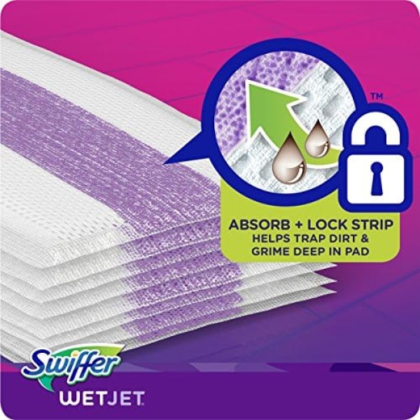 Swiffer Wetjet Mopping Pad, Multi Surface Cleaner Refills For Floor Mop - Image 7