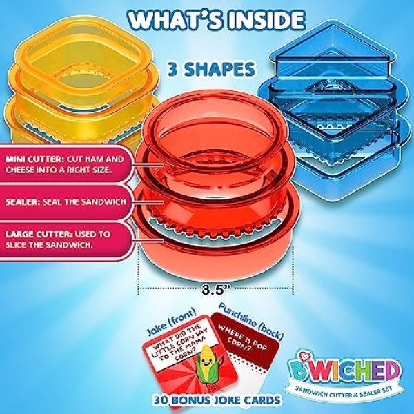 Sandwich Cutter and Sealer - Uncrustables Sandwich Maker - Cut and Seal - Image 6