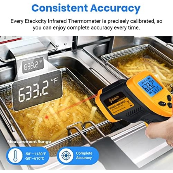 Etekcity Lasergrip 1080 Laser Thermometer Digital Infrared Thermometer - Image 3