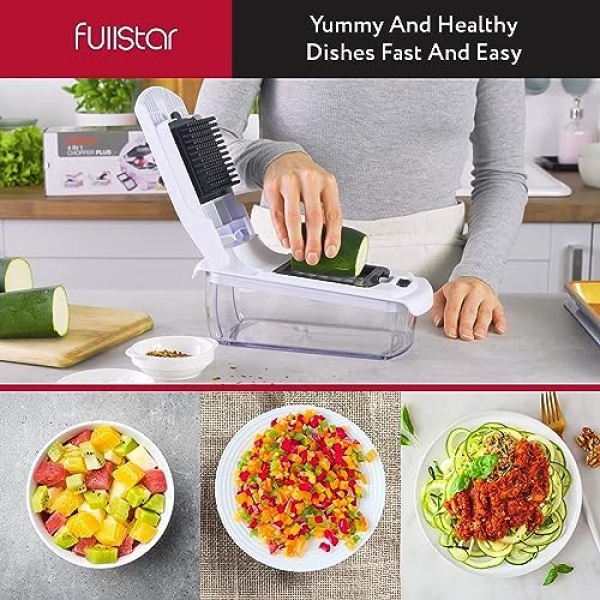 Vegetable Chopper Vegetable Cutter Spiralizer Vegetable Slicer - Food Onion - Image 6